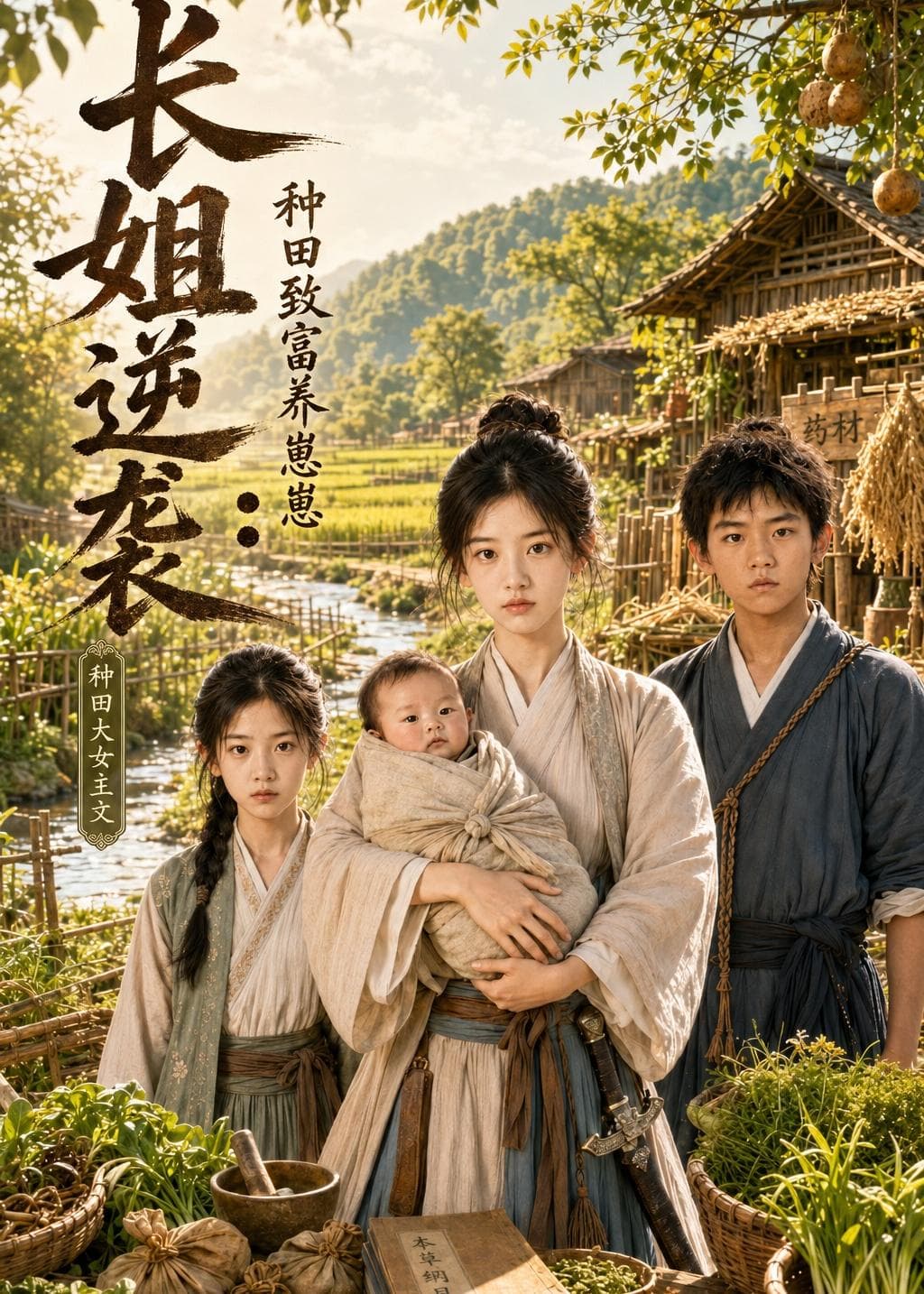 长姐逆袭：种田致富养崽崽-剧集封面