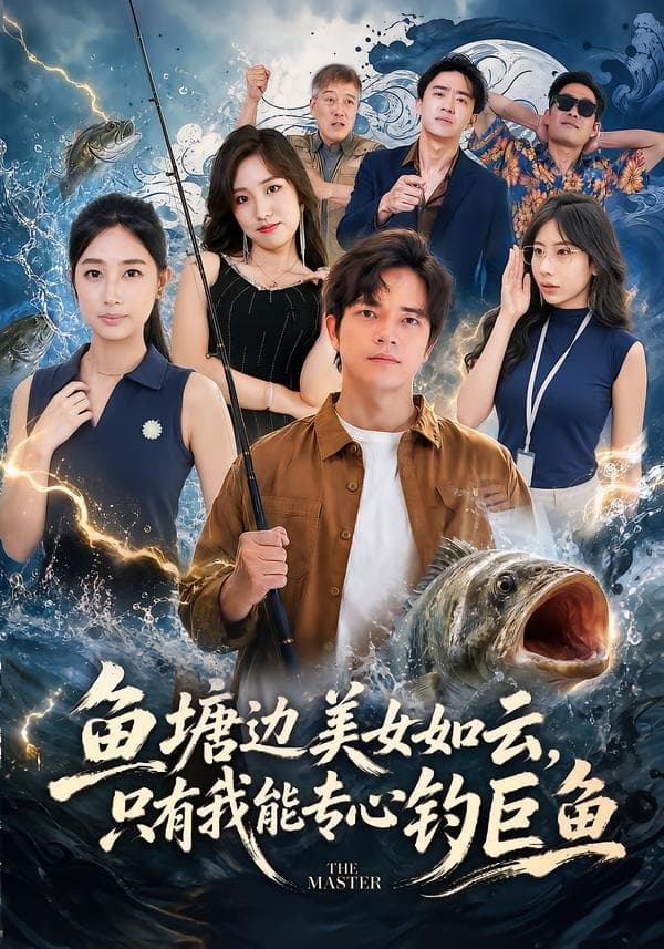 鱼塘边美女如云，只有我能专心钓巨鱼-短剧封面