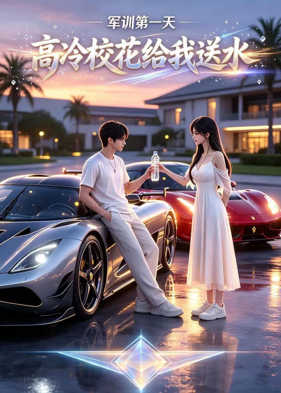 军训第一天，高冷校花给我送水-剧集封面