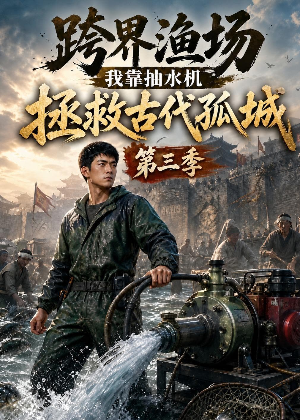 跨界渔场我靠抽水机拯救古代孤城第三季-剧集封面