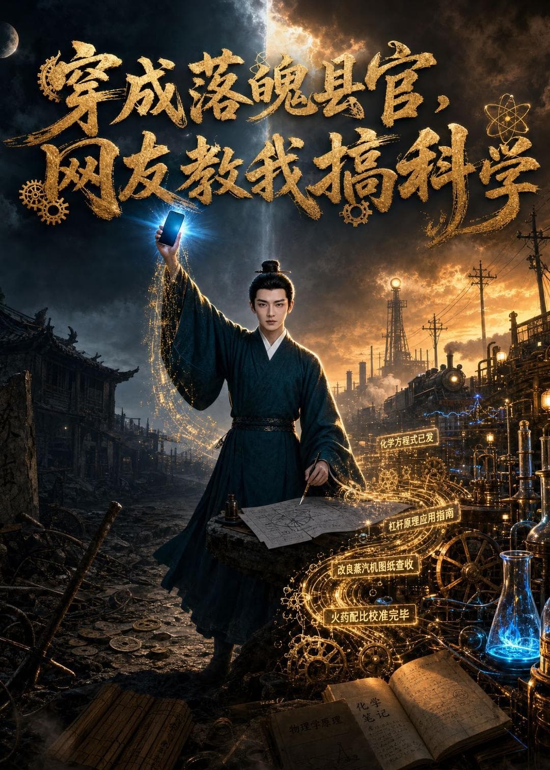 穿成落魄县官，网友教我搞科学-剧集封面