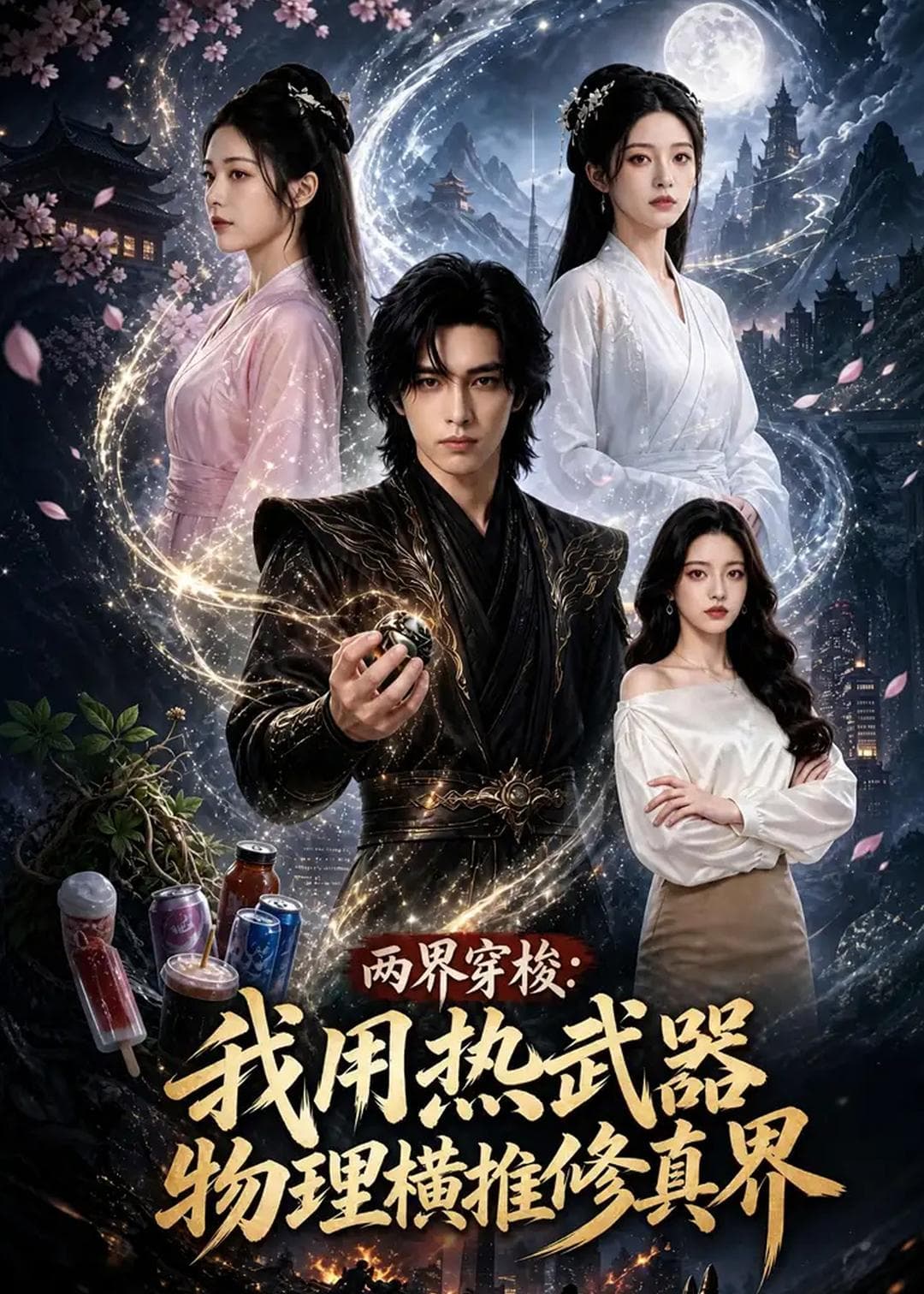 两界穿梭：我用热武器物理横推修真界-剧集封面