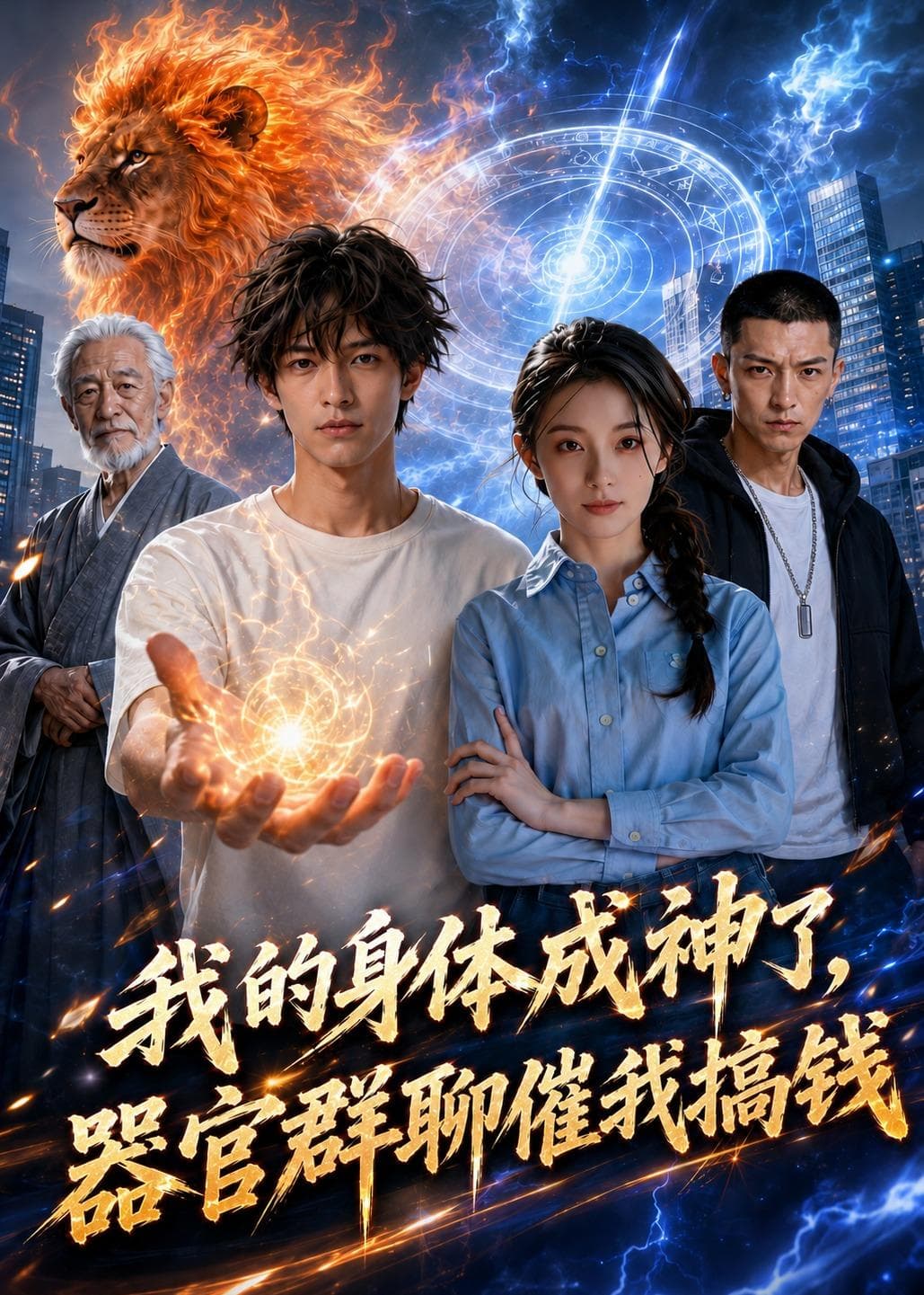 我的身体成神了，器官群聊催我搞钱-剧集封面