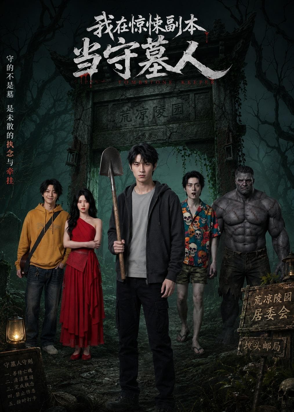 我在惊悚副本当守墓人-剧集封面
