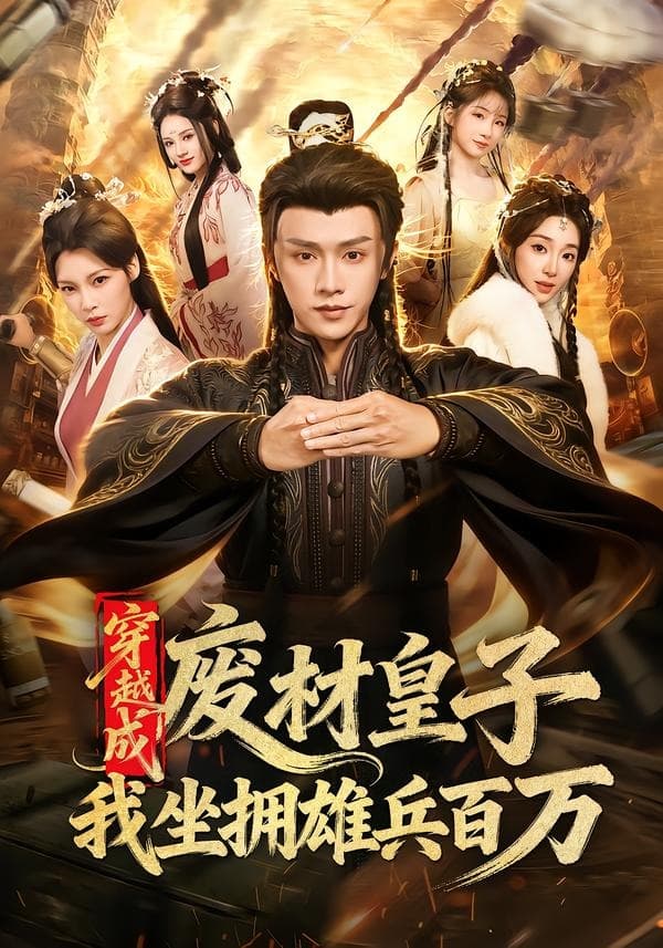 穿越成废材皇子，我坐拥雄兵百万-短剧封面