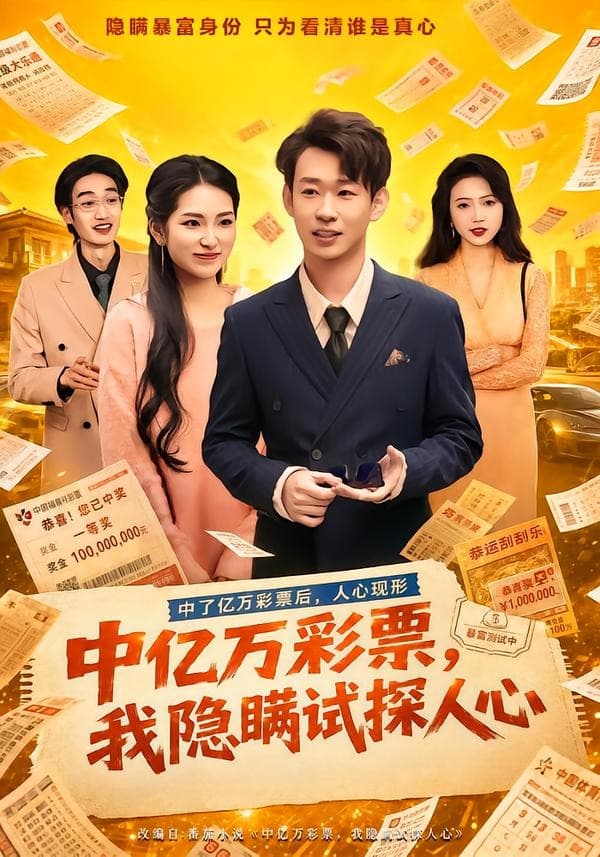 中亿万彩票，我隐瞒试探人心-短剧封面
