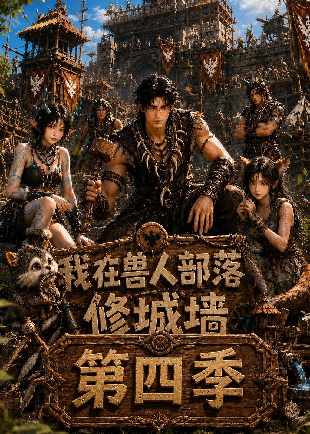 我在兽人部落，修城墙第四季-剧集封面