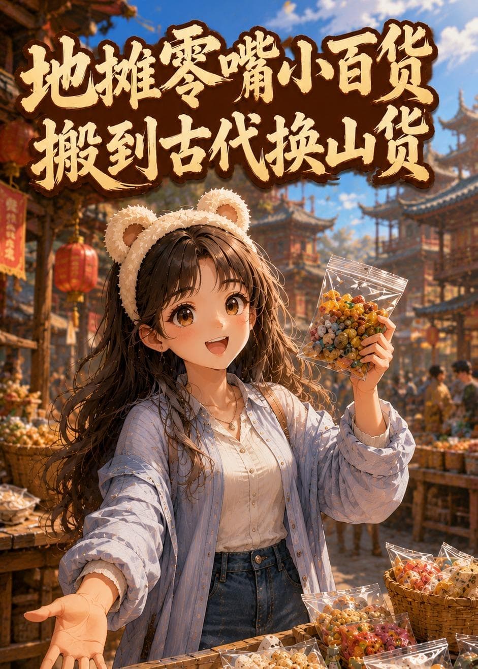 地摊零嘴小百货，搬到古代换山货-剧集封面