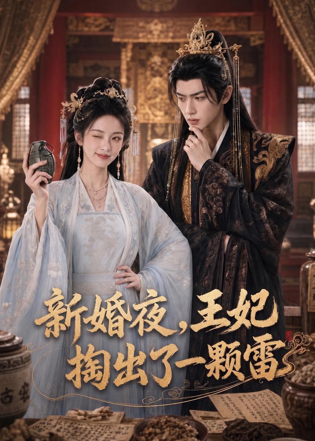 新婚夜，王妃掏出了一颗雷-剧集封面