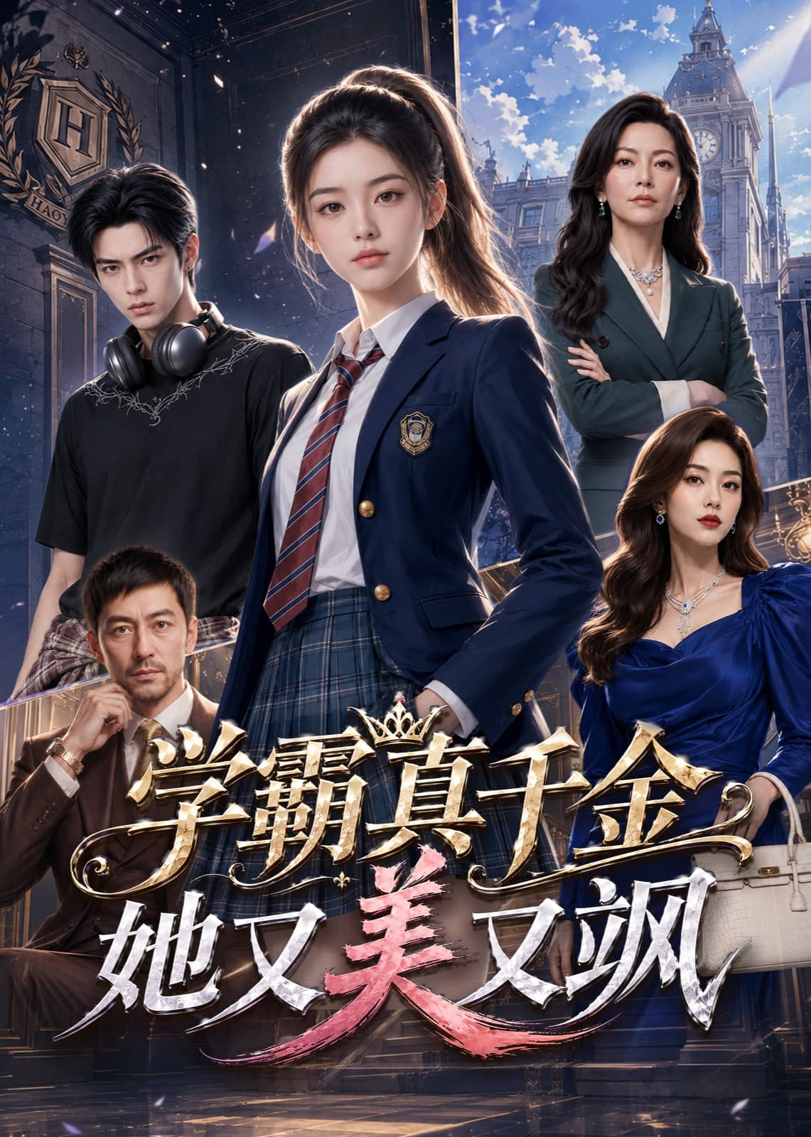 学霸真千金她又美又飒-剧集封面