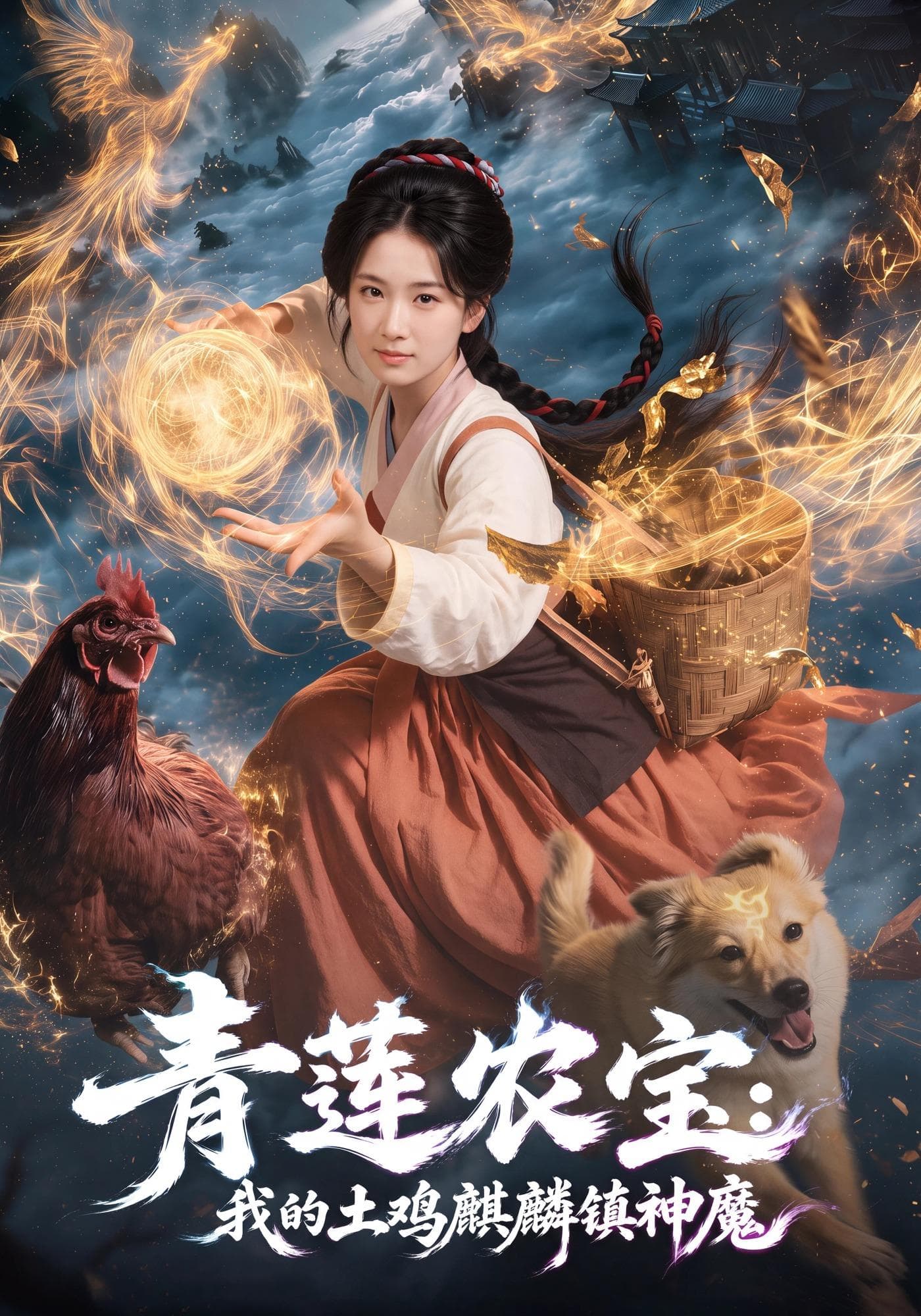 青莲农宝我的土鸡麒麟镇神魔-短剧封面