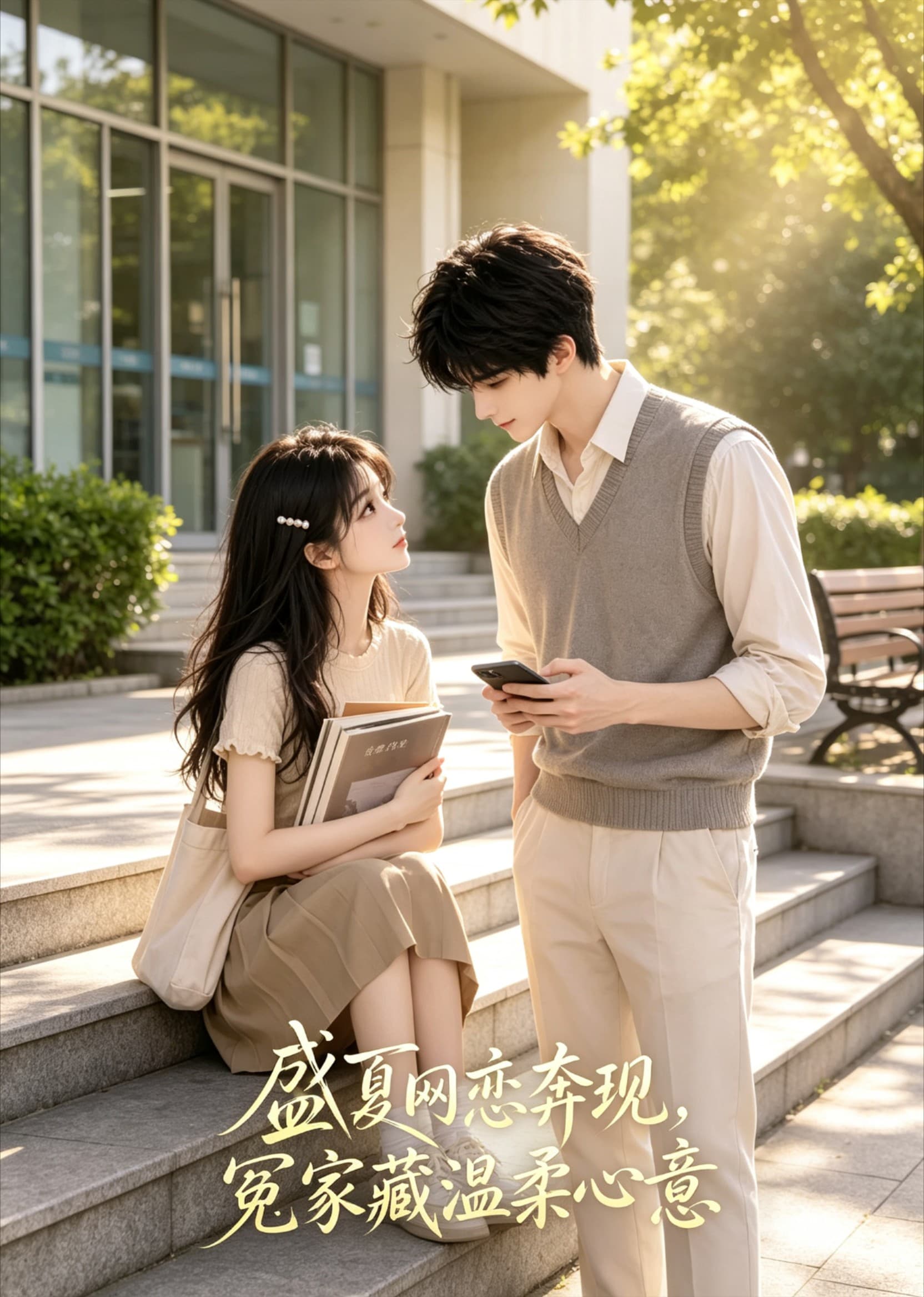 盛夏网恋奔现，冤家藏温柔心意-剧集封面