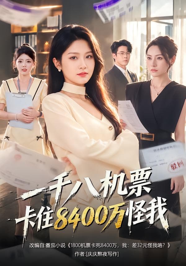 一千八机票卡住8400万怪我-短剧封面