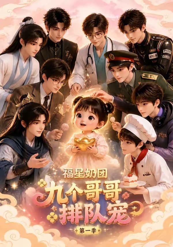福星奶团,九个哥哥排队宠第一季