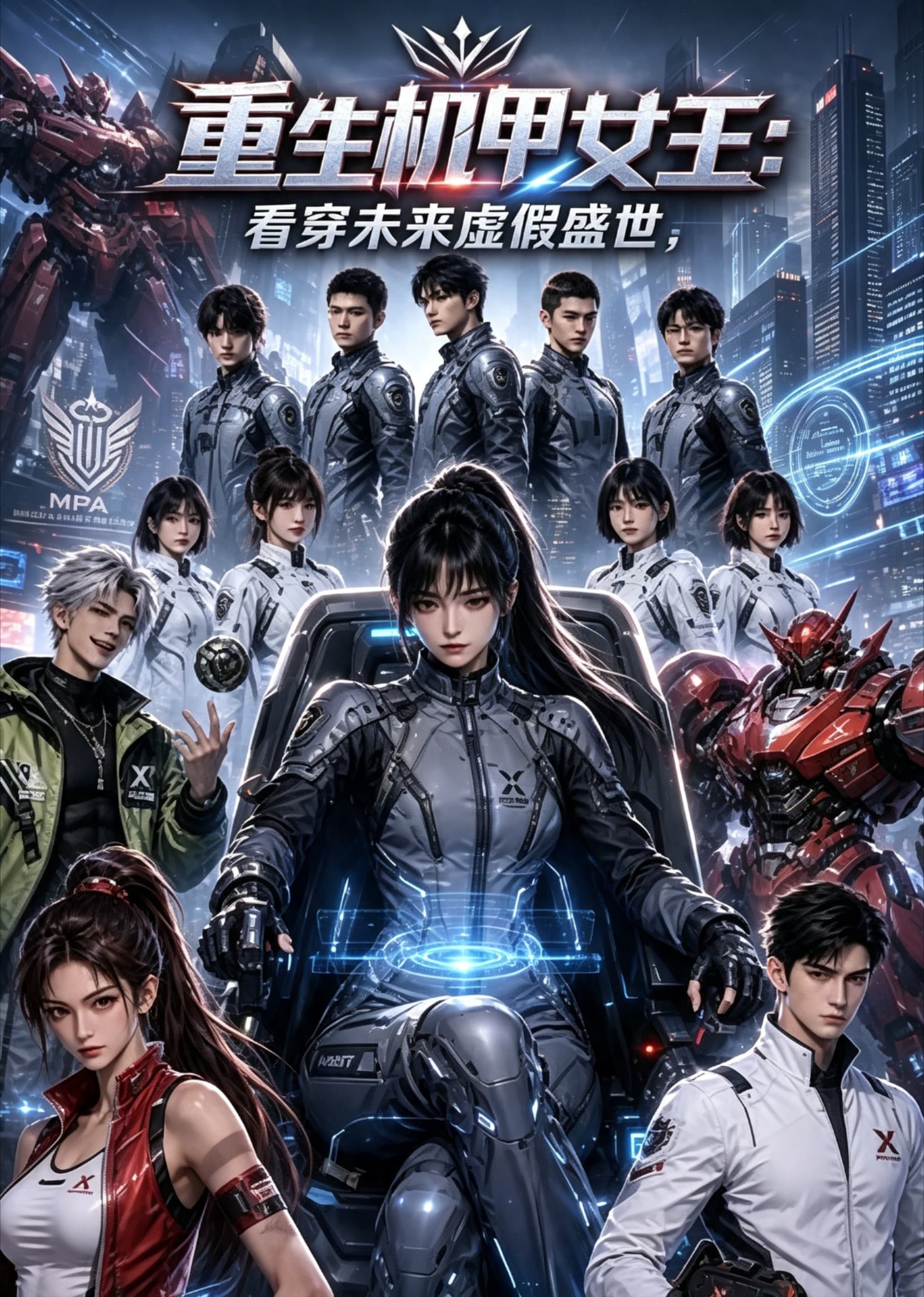 重生机甲女王,看穿未来虚假盛世