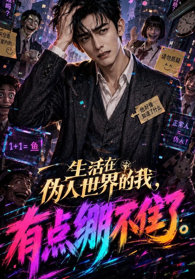 生活在伪人世界的我，有点绷不住了-剧集封面