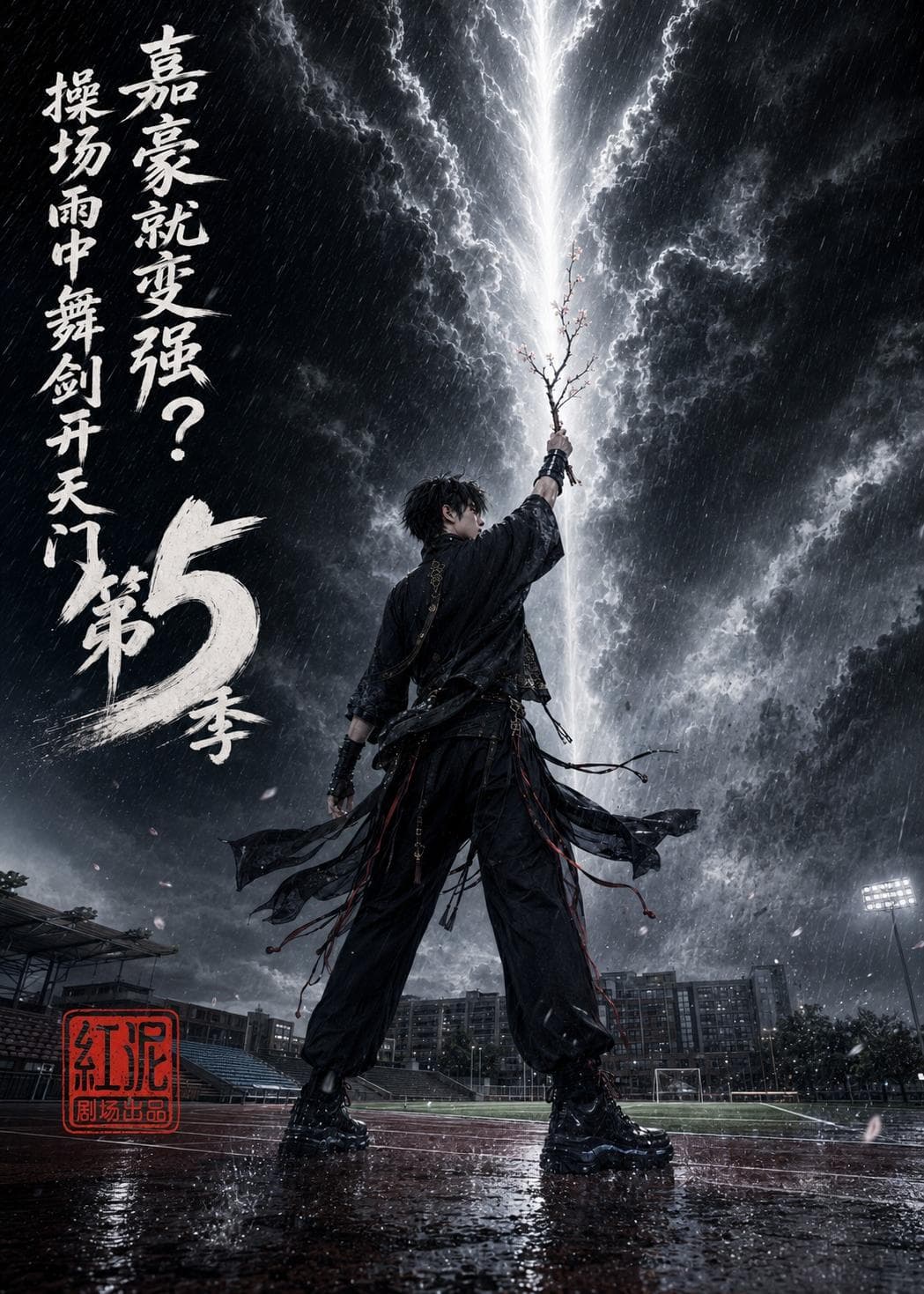 嘉豪就变强？操场雨中舞剑开天门第5季-剧集封面