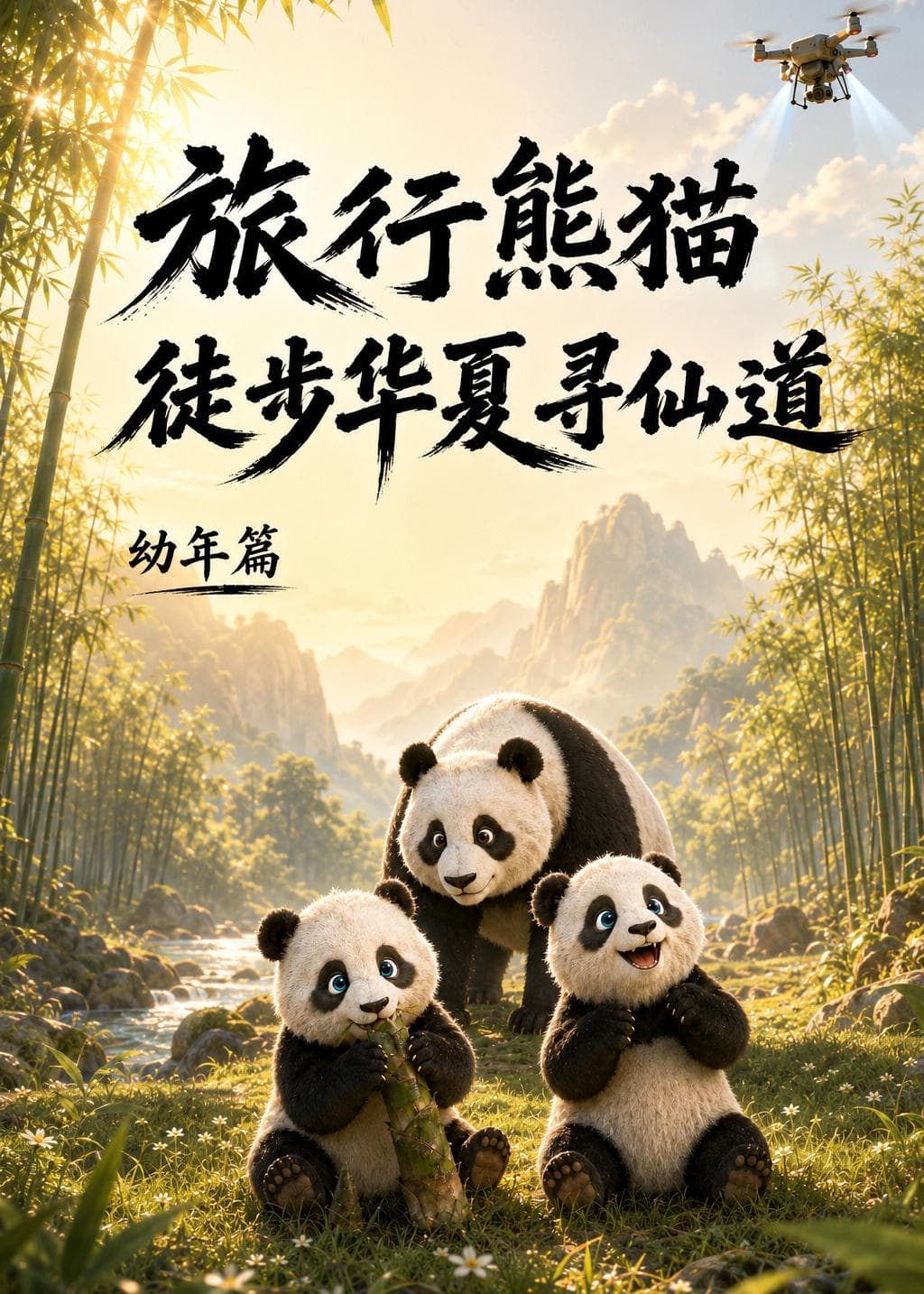 旅行熊猫：徒步华夏寻仙道-剧集封面