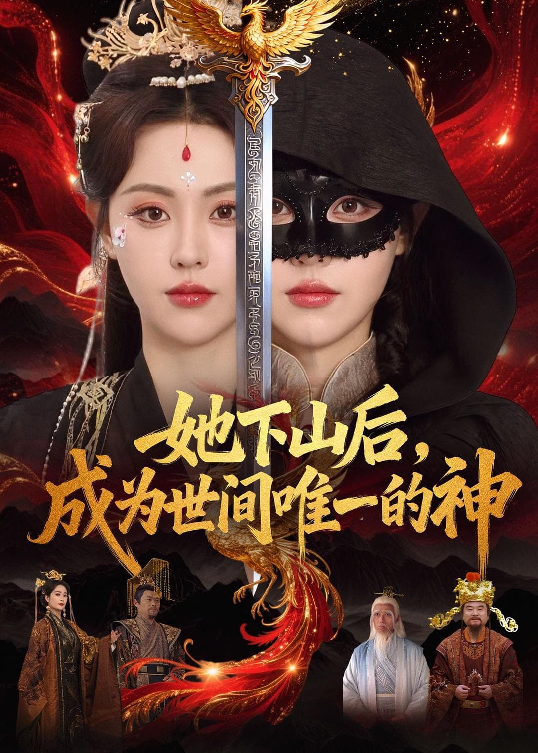 她下山后，成为世间唯一的神-影视封面