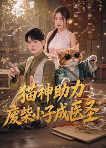 猫神助力，废柴小子成医圣-短剧封面