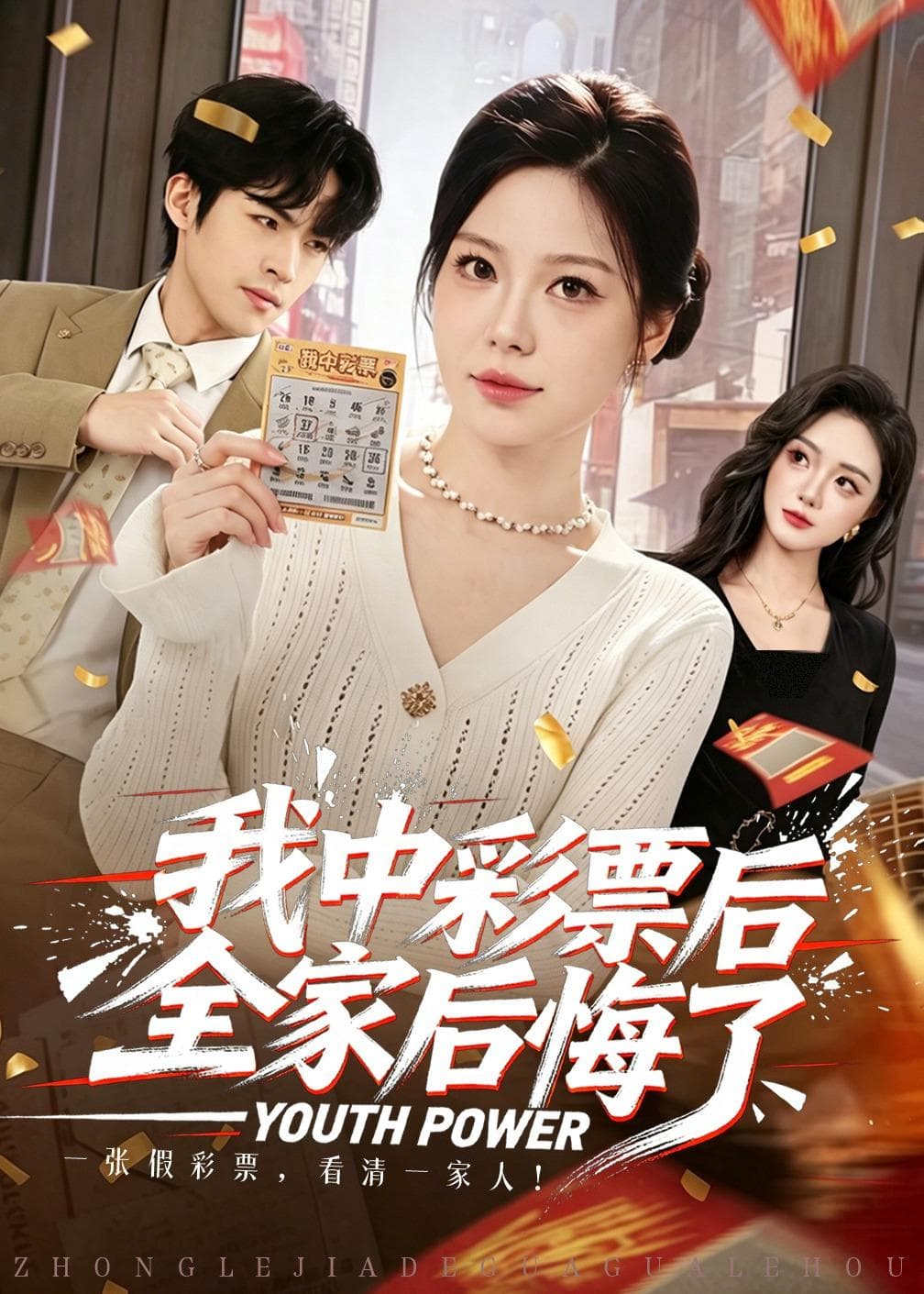 我中彩票后全家后悔了-短剧封面