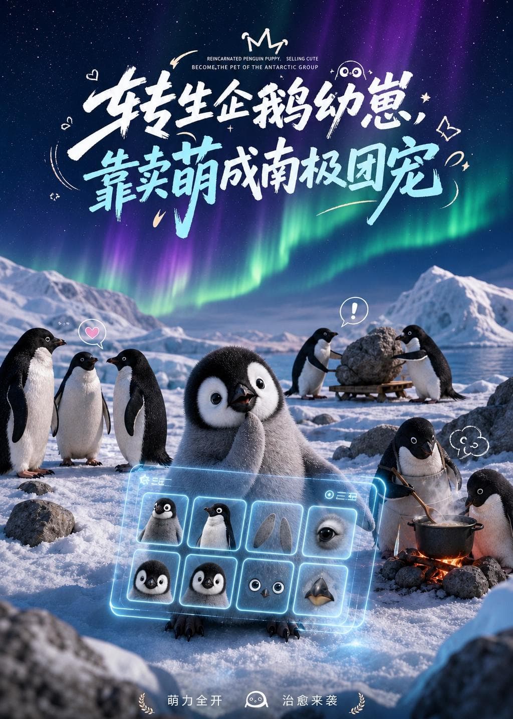 转生企鹅幼崽，靠卖萌成南极团宠-剧集封面
