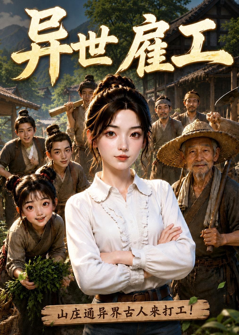 异世雇工：山庄通异界古人来打工-剧集封面