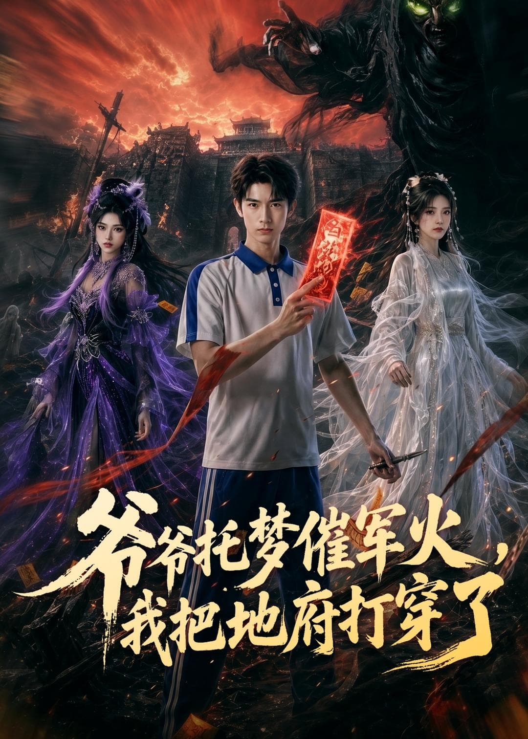 爷爷托梦催军火，我把地府打穿了-剧集封面