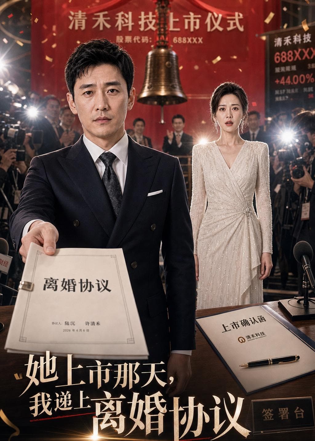 她上市那天，我递上离婚协议-剧集封面