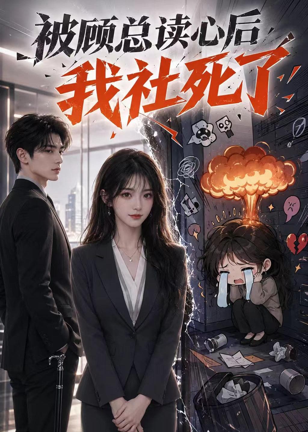 被顾总读心后，我社死了-剧集封面