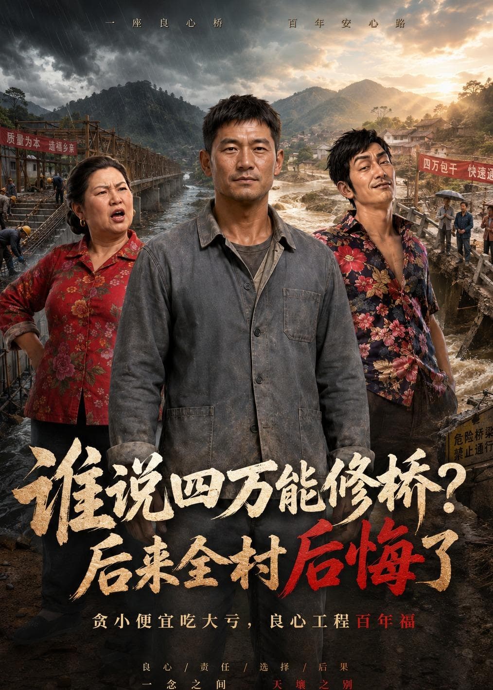 谁说四万能修桥？后来全村后悔了-剧集封面