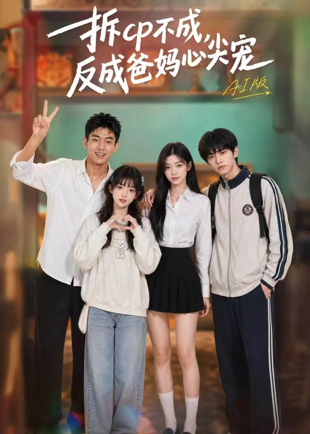 拆CP不成，反成爸妈心尖宠AI版-剧集封面