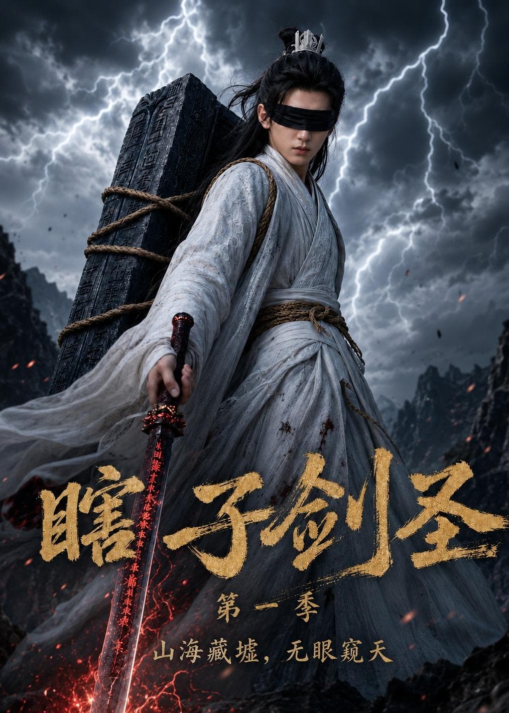 瞎子剑圣第一季，山海藏墟，无眼窥天-剧集封面