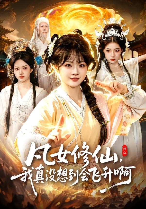 凡女修仙，我真没想到会飞升啊-短剧封面