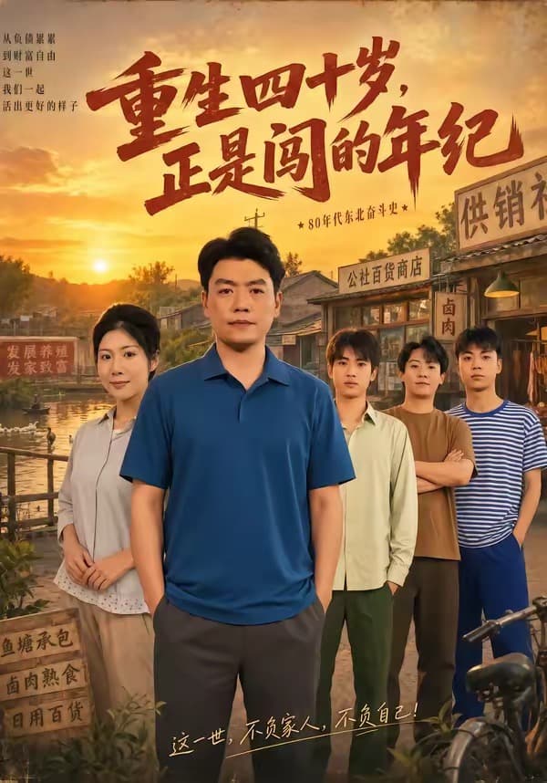 重生四十岁，正是闯的年纪-短剧封面