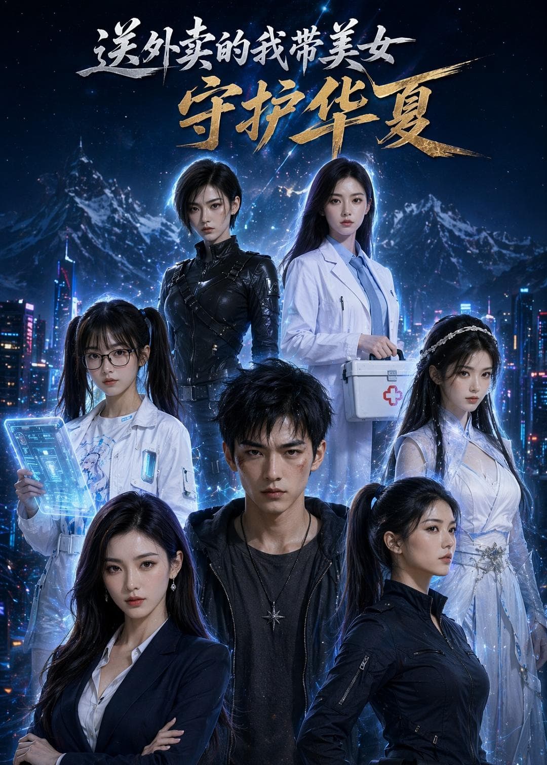 送外卖的我带美女守护华夏-剧集封面