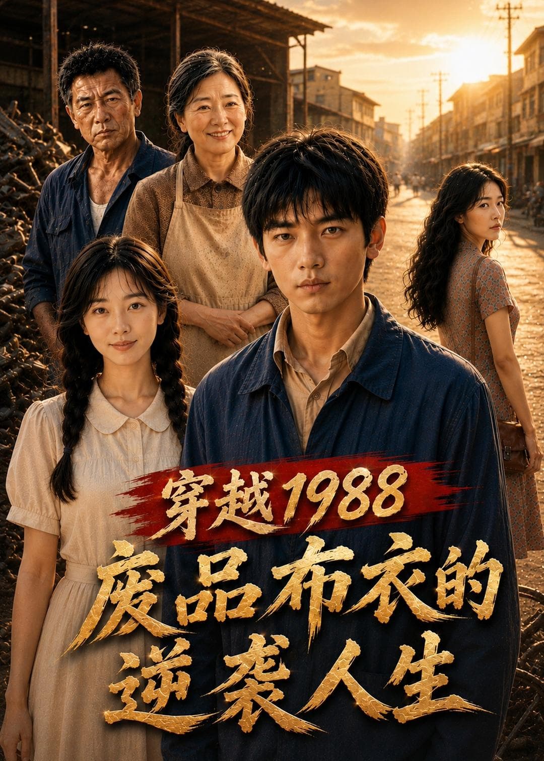 穿越1988：废品布衣的逆袭人生-剧集封面