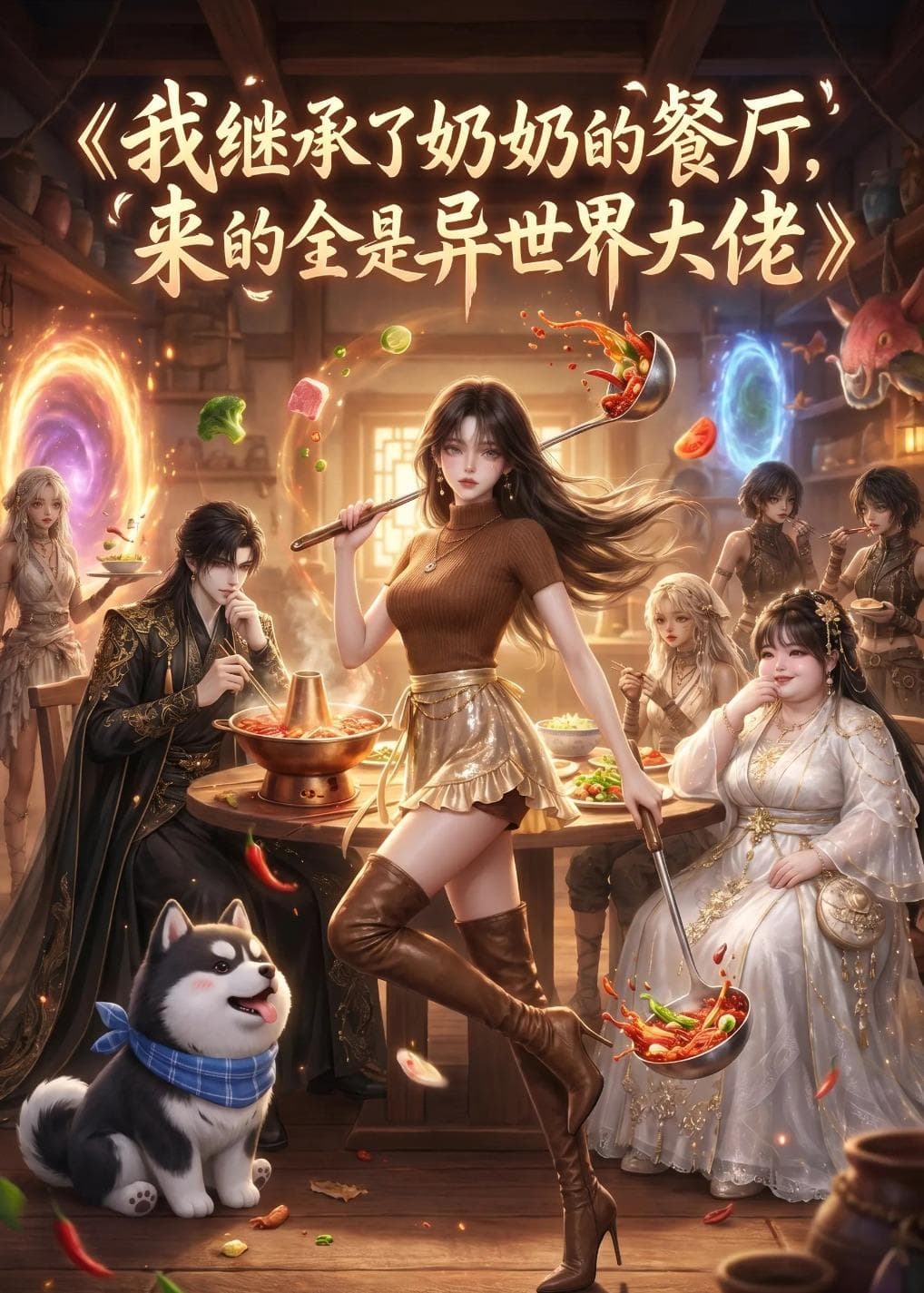 我继承了奶奶的餐厅，来的全是异世界大佬-剧集封面