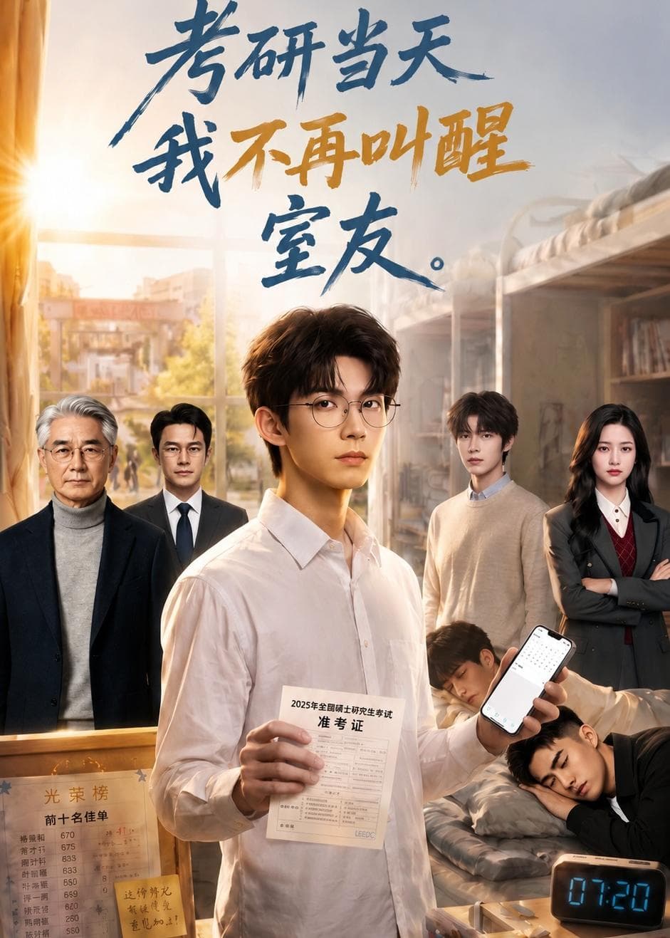 考研当天我不再叫醒室友-剧集封面