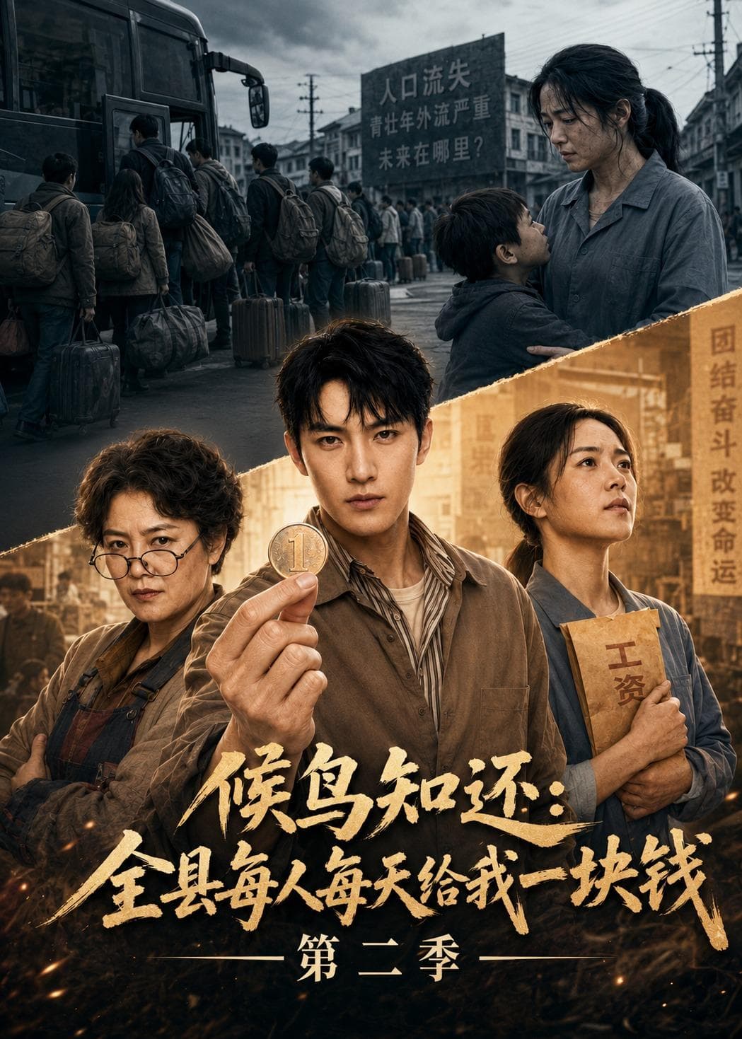 候鸟知还：全县每人每天给我一块钱第二季-剧集封面