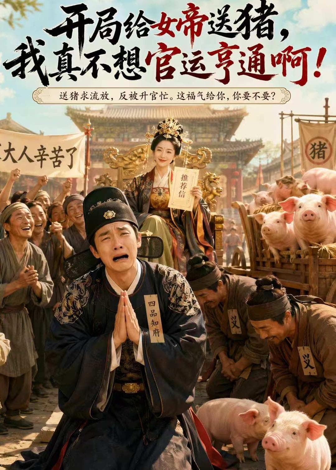 开局给女帝送猪，我真不想官运亨通啊-剧集封面