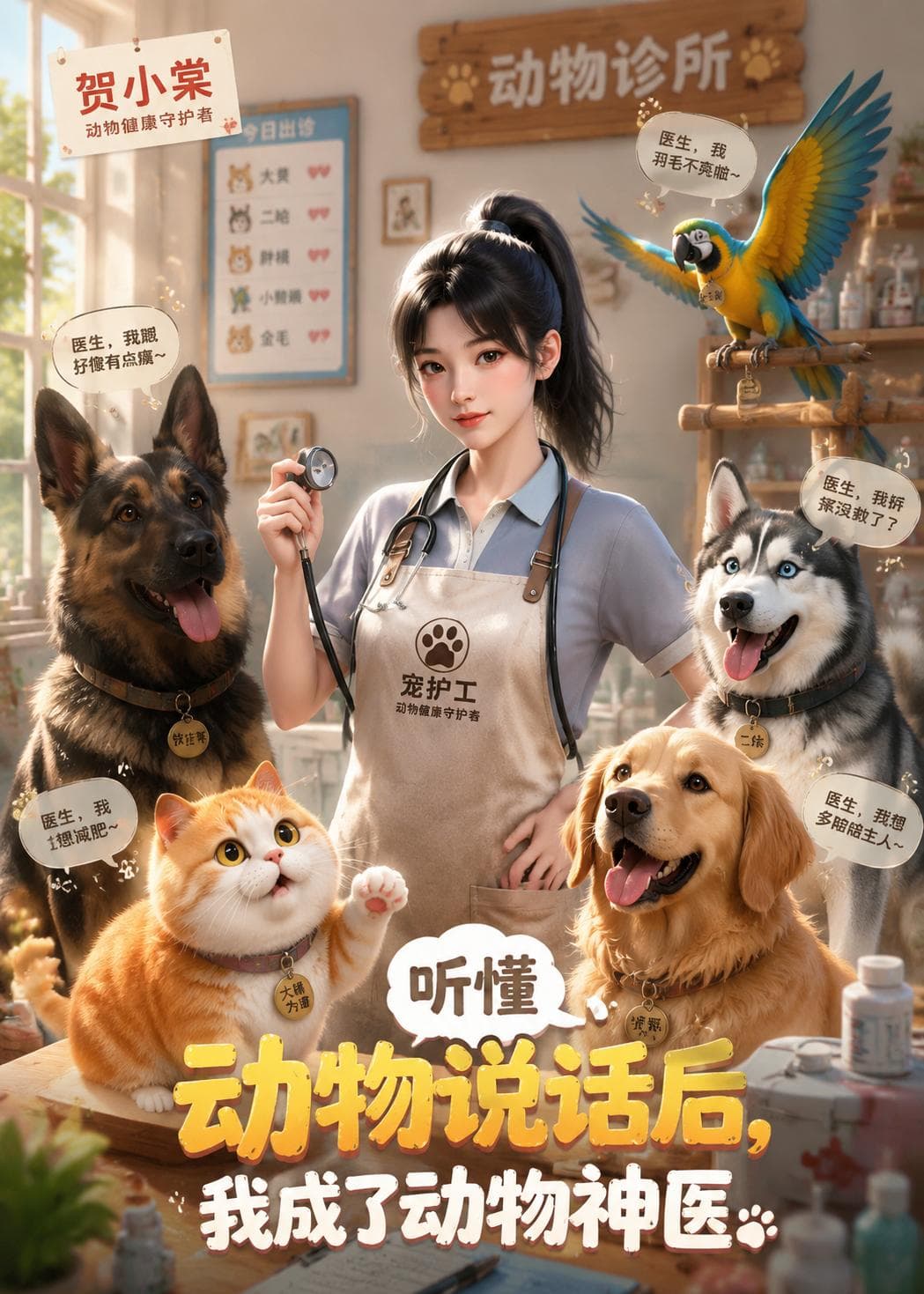 听懂动物说话后，我成了动物神医-剧集封面