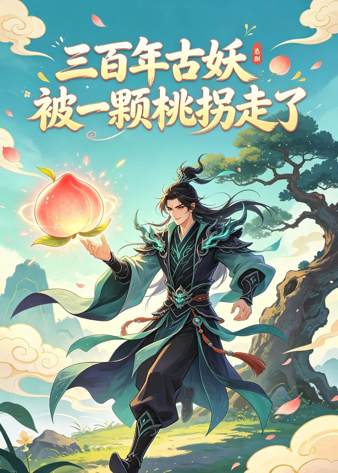 三百年古妖被一颗桃拐走了-剧集封面