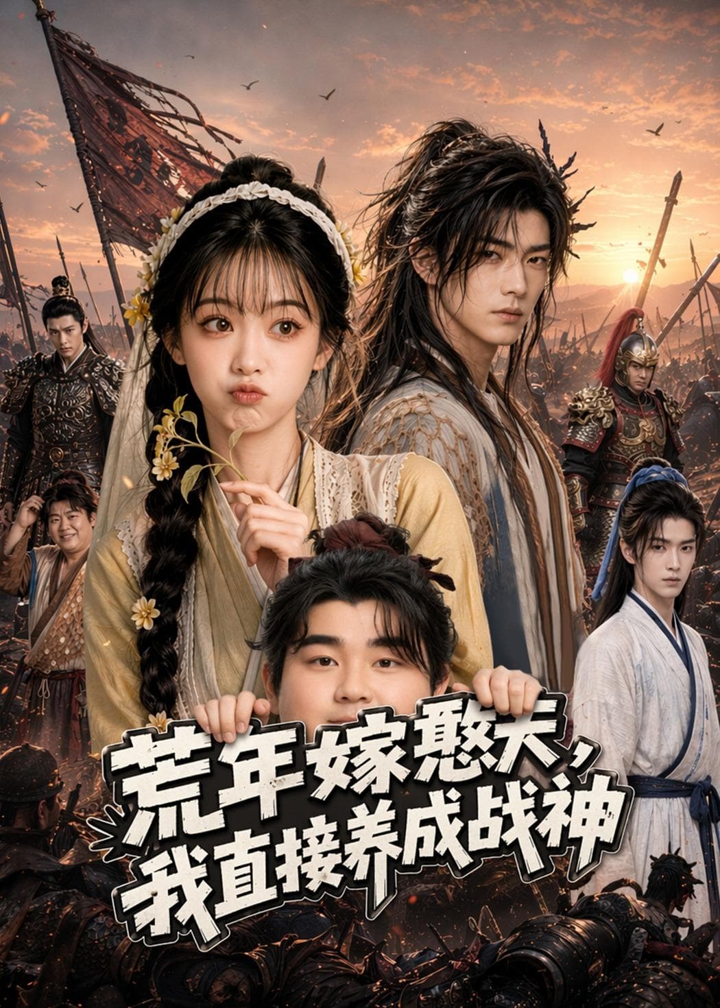 荒年嫁憨夫，我直接养成战神-剧集封面