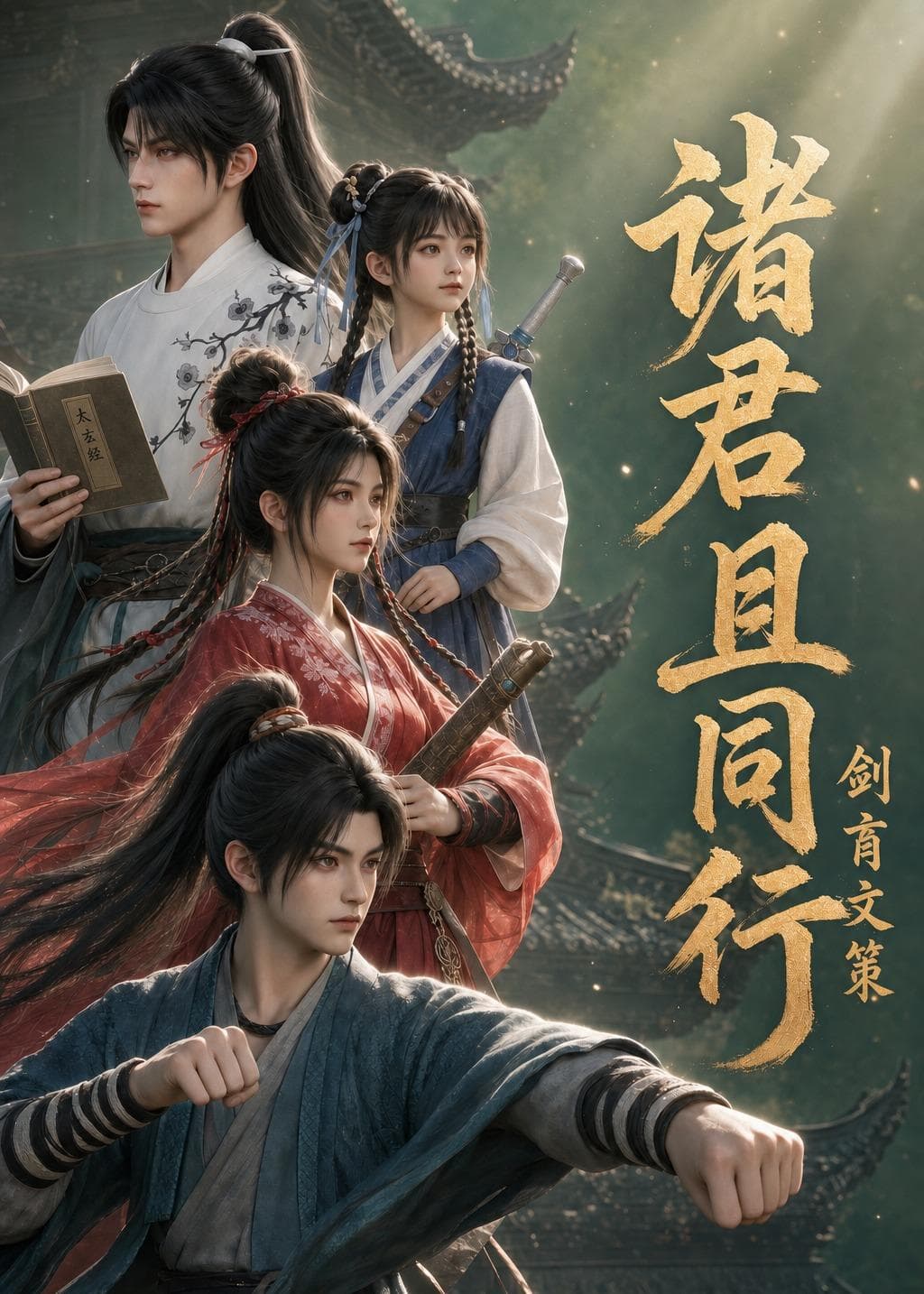 诸君且同行，剑育文策-剧集封面