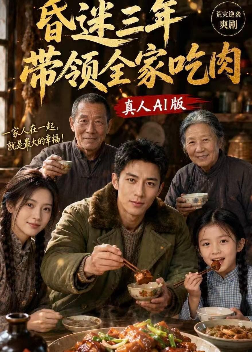 昏迷三年，带领全家吃肉-剧集封面