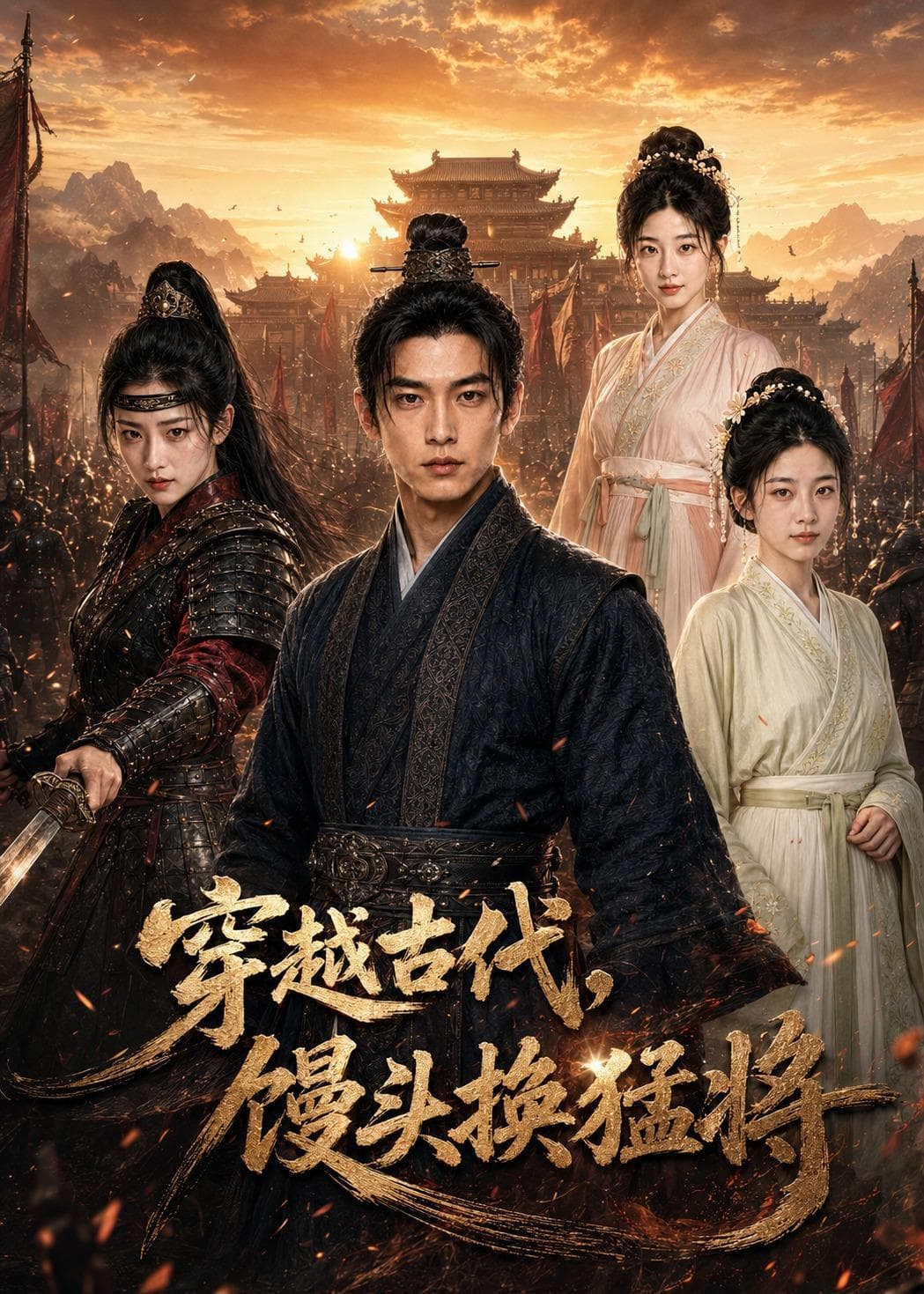 穿越古代，馒头换猛将-剧集封面