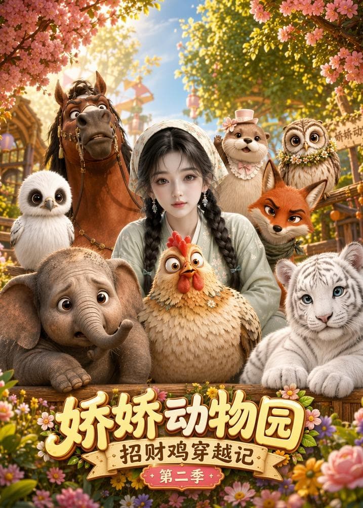 娇娇动物园招财鸡穿越记第二季-剧集封面