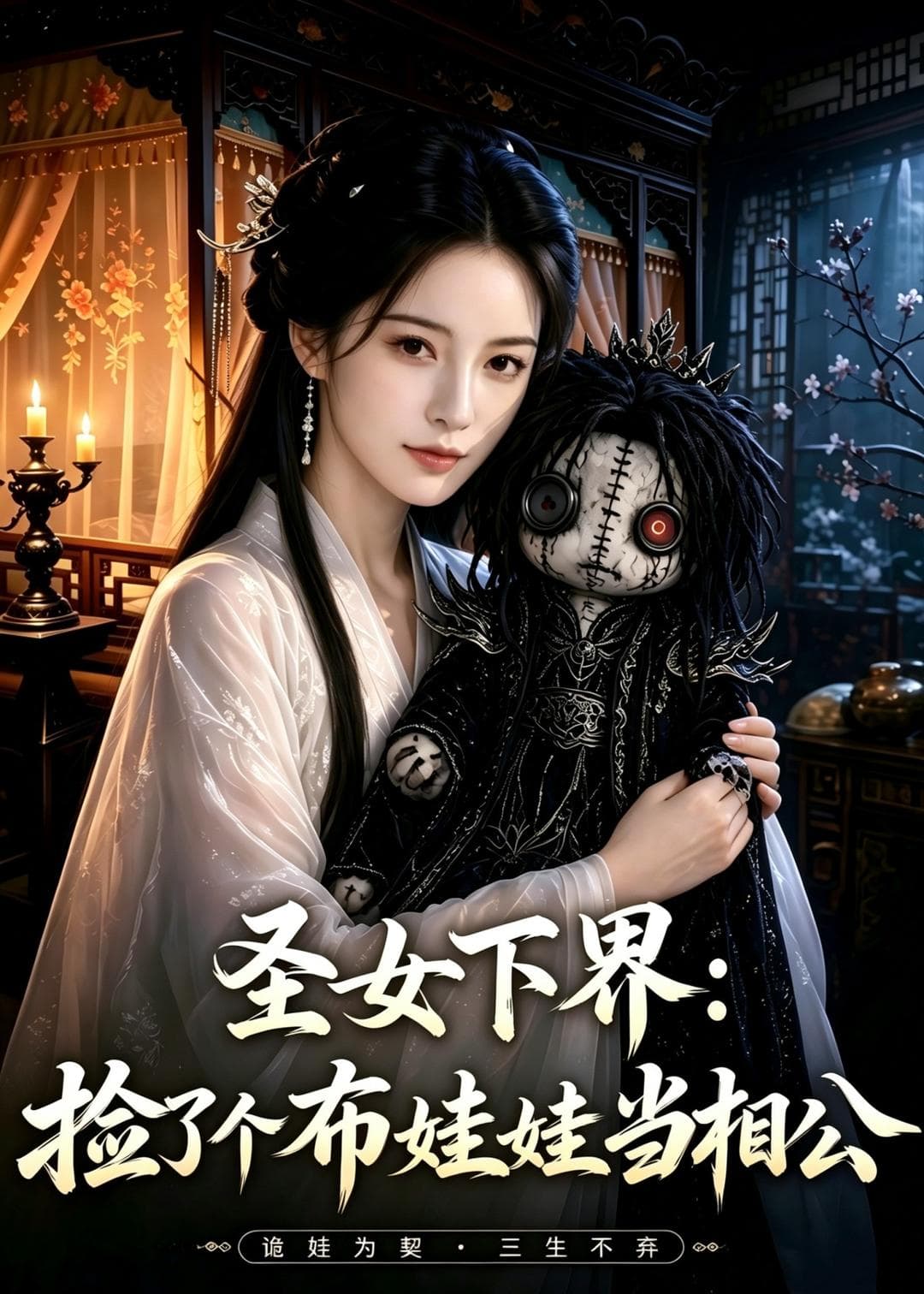 圣女下界：捡了个布娃娃当相公-剧集封面