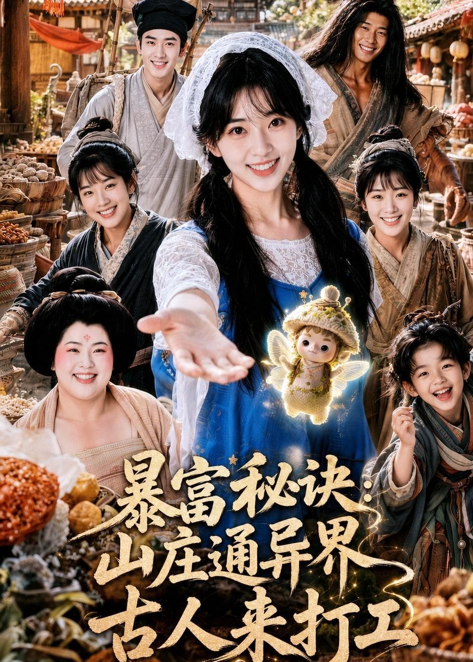 暴富秘诀：山庄通异界古人来打工-剧集封面